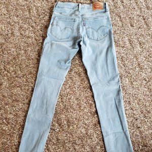Levi's 311 Skinny Jeans - Light blue